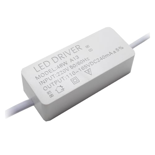 Pilote de lampe à panneau LED 48W transformateur de plafond avec connecteur femelle à clipser