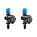 Rain Bird MSH2PKS Drip Irrigation 10-32 Threaded Micro-Spray Nozzle, 180° Half Circle Pattern, 0-10.5' Spray Distance, 2-Pack
