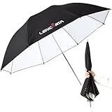LENCARTA Professional Studio Lighting Soft White Reflective Umbrella 80cm For Flash, Strobe, Monolight & LED Video Light