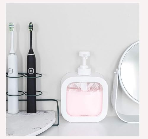 Image of 300ML Liquid Soap Dispenser | Refillable Pump Bottle for Hand Wash, Dish Wash, Shampoo, Conditioner, Shower Gel | Bathroom & Kitchen Use | Transparent Plastic | Pack of 2