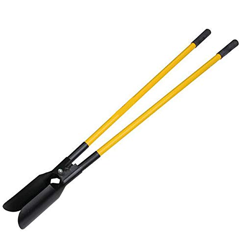 Defender Tools 1450mm Fence Post Hole Soil Digger Grabbers Fibreglass Soft Grips