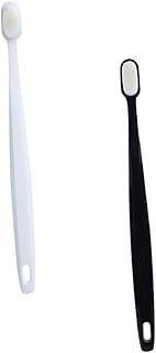BUTIFULSIC 2Pcs Escova De Dentes Macia Escova De Dentes Para Limpeza De Dentes Micro-Escova De Dentes Reutilizável Escova Macia Para Dentes Casais Escova De Dentes Mulher Grávida Escova De