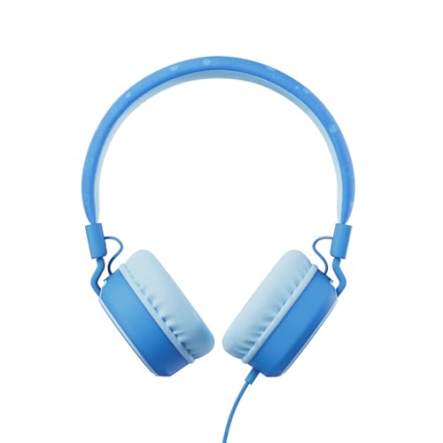 Planet Buddies Kids Headphones, Wired On-Ear Headphones Designed for Kids, Made from Recycled Plastic - Blue, Noah The Whale by Planet Buddies - Image 3