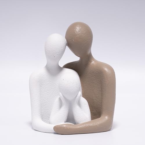 Estatua Abstracta Familia de Resina para Decoración Interior miniatura 1