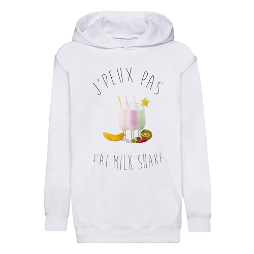 Sweat enfant J'peux pas j'ai milk shake confortable et résistant