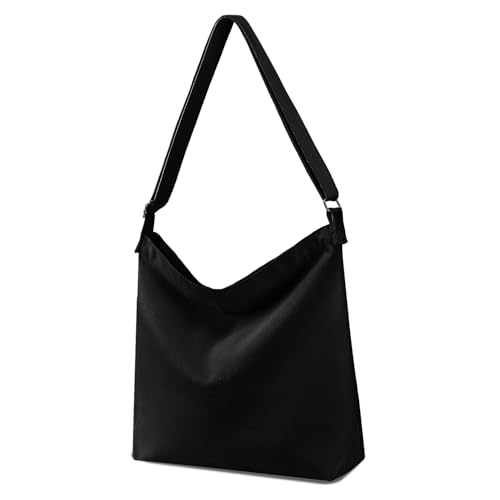 Image of Women's blank large Size Canvas Crossbody Tote Handbags Shoulder Bag Hobo Casual Tote Diy /gifts