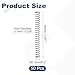 uxcell 50Pcs 304 Stainless Steel Compression Springs, 0.7mm x 5mm x 50mm Small & Tiny Pen Spring for Home Repair & DIY, Workshop & Industrial Use, (Silver Tone)