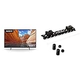 Sony KD-55X80J BRAVIA 139cm (55 Zoll) Fernseher (LED, 4K Ultra HD, High Dynamic Range, 2021) Schwarz & SU-WL450 Wandhalterung für BRAVIA TVs (2020, 2019, 2018, 2017, 2016, 2015), Schwarz, SUWL450
