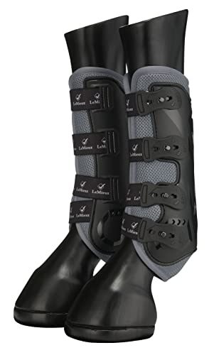 Guêtres Snug Boots Ultra Mesh Lemieux Gris taille M pour chevaux postérieurs