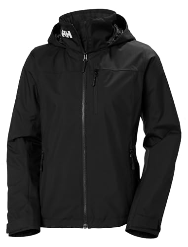Helly-Hansen Women's Sportswear Crew Hooded Midlayer Jacket 2.0, 990 Black - Small