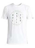 Quiksilver Men's Run T-Shirt, White, Medium