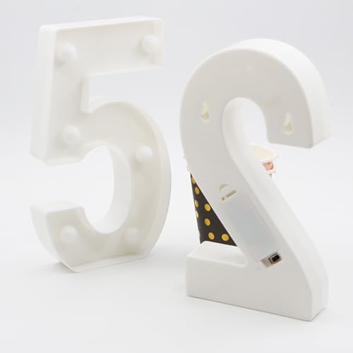 Image of H:7.88 Inches Light Up Numbers 18 Sign for Party Decor, Happy 18th Birthday Decorations for Girls, 18th Birthday Centerpieces Table Decorations for Boys