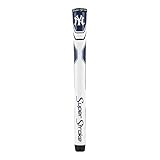 SuperStroke MLB Traxion Tour Golf Club Grip, New York Yankees (Standard) | Officially Licensed Through Team Golf | Improves Feedback and Tackiness | Reduces Taper to Minimize Grip Pressure