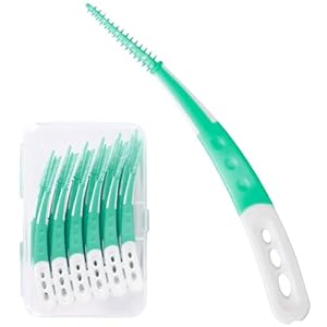 Jjpjl Interdentalbürsten 60 Stück Gebogene Form