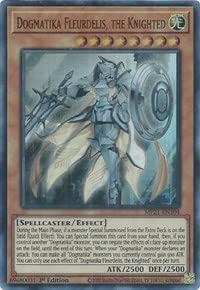 yugioh dogmatika cards Fleurdelis, the Knighted (Starlight Rare) [CH01-EN015] Starl – Dungeons & Javas Limited edition Secret Rare single card from the Doom of Dimensions set Dogmatika Ecclesia, the Virtuous -
