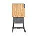 COSCO SmartFold Butcher Block Portable Workbench/Folding Utility Table (Gray Steel Frame)