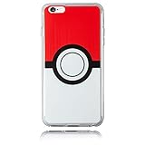 BRILA iPhone 6/6s Plus Case, Poke Ball Style Case for iPhone 6 Plus/iPhone 6s Plus, Cute Case for iPhone 6s Plus (iPhone 6/6s 5.5