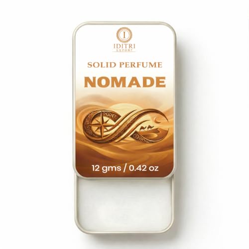 Image of Solid Perfume Nomade | Cactus Blossom | Alcohol Free Wax Perfume Balm, Long Lasting Pocket Fragrance Tin 12g, Non Greasy Smooth Glide, Travel Friendly Unisex | Office Wear | No Spill