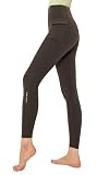 [XEXYMIX] ヨガウェア レギンス ストレッチ ヨガパンツ レディース 美脚 XWFLG01H3 BLACK LABEL シグネチャー 360N カーゴ風 ポケット付 L ビターチョコレート