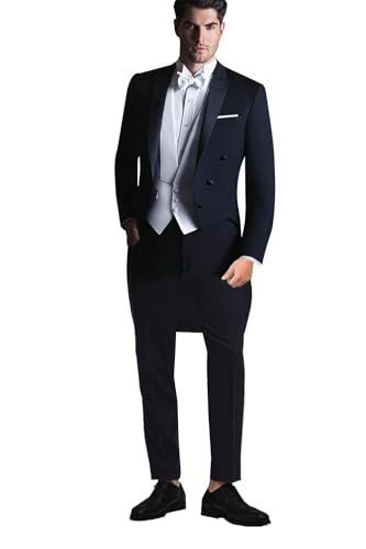 Costume Formel Homme Slim fit Queue de Pie Mariage et Smoking