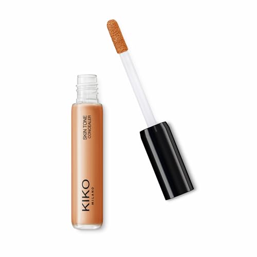 KIKO Milano Skin Tone Concealer - 08, Corrector Fluido Alisador Con Acabado Natural