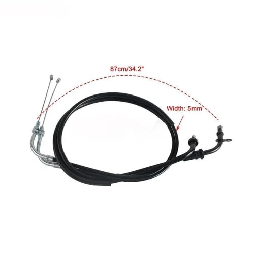 Câble de commande d'accélérateur moto en acier tressé pour Yamaha XVS - 3