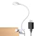 LEPOWER Metal Clip on Light/ Reading Light/ Light Color Changeable/ Night Light Clip on for Desk, Bed Headboard and Computers (White)