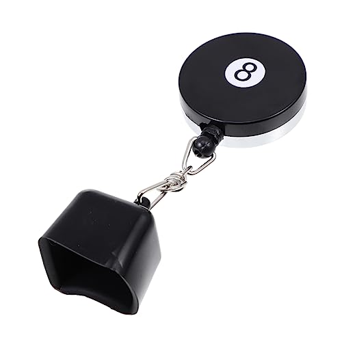 BESPORTBLE Billard-schokoladenpulver-Set Kreidehalter Für Pool Snooker-Queue-Kreide Pole Taschenwerkzeug Queuespitzenformer Kreide Für Schwimmbecken Bausatz Gestalter Queue-TIPP Black Gummi