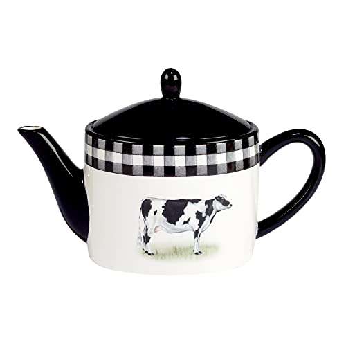 Certified International Farm Teapot, 40 Oz, Multicolored (28827) #TOP6