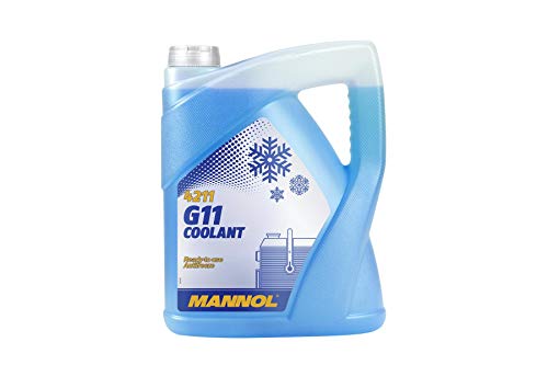 MANNOL Blue Antifreeze Coolant 5L Ready Mixed AG11 SAE J1034