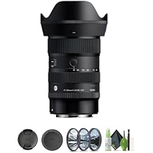 Sigma 17-40mm f/1.8 DC Art Lens Canon RF 214972 Bundle. The Ideal Lens for Professional Portraits, Weddings Indoor/Outdoor Adventure, Wildlife, Travel, Sarfari, Vacation, Photo use + Accessories