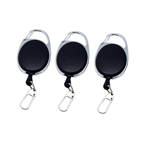 Porte-badge rétractable COLLBATH pour ne plus perdre son pass noir - 3