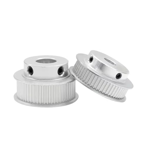 Polea dentada 2GT 42T de aluminio para impresoras 3D y CNC con eje de 12.7mm y correa de 6mm