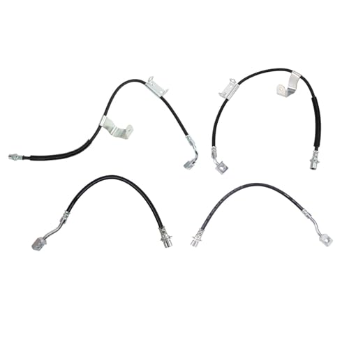 TRQ Brake Hose Set Compatible with 2007 GMC Sierra 3500 HD