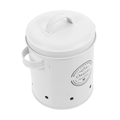 ABOOFAN Pot De Conservation Légumes Cuisine Fer Avec Capacité Spacieuse Pour Ail Pommes De Terre Et Gingembre Récipient Pour Garde-manger Et Organisation Cuisine