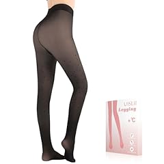 Fake Translucent Black-pantyhose-dot