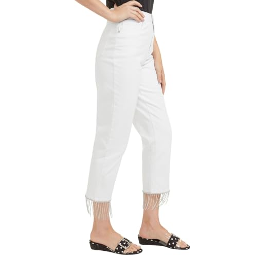 Masseys Rhinestone Fringe Capris2