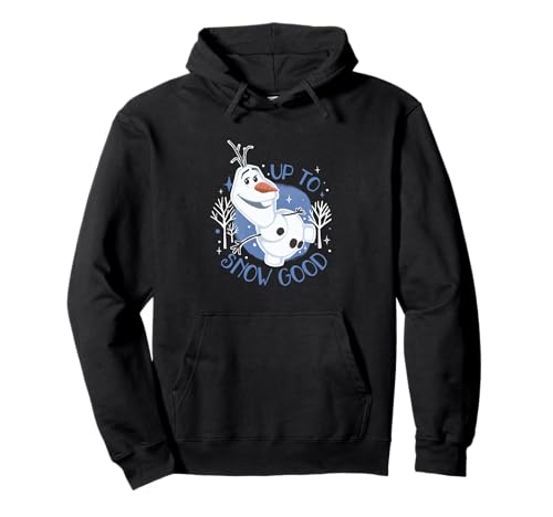 Sweat Frozen Up To Snow Good Disney pour enfant en coton bleu