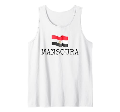 Mansoura City Egypt Country Viaje Familiar Hombres Mujeres Camiseta sin Mangas