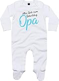 Kleckerliese baby pyjama rompers slaaptrampler spreuken jongens meisjes motief Alles Gute Opa