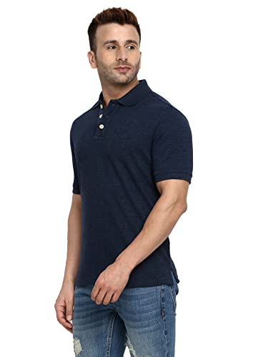 Image of CHKOKKO Men's Cotton Regular Fit Half Sleeves Polo T-Shirt