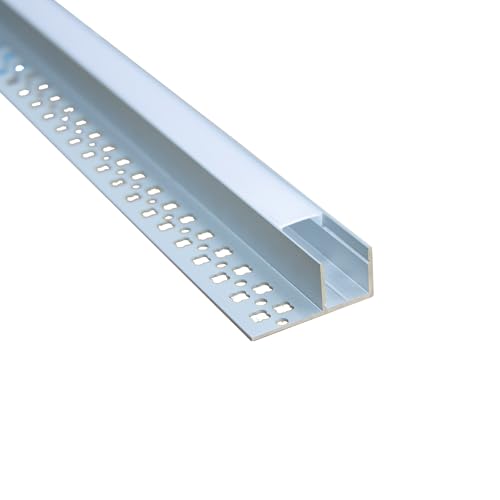 Profilé aluminium cloison sèche pour créer un éclairage LED de salon moderne