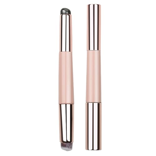 Pennello Per Labbra - Pennelli Da Trucco | 2 In 1 Pennelli Da Trucco A Doppia Estremità | Applicatore Rossetto | Pennello Polvere | Spazzola Correttore | Applicatore Per Labbra | Rossetto Applicatore