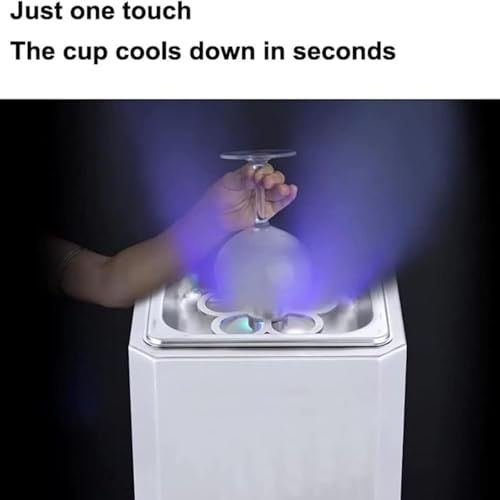 CASEGO Glas-Kühler, Co2-Glas-Froster, für Tassen und Gläser, sofortiger Getränkekühler für Cocktail, Bier, gemischte Getränke, Glaskühler für Bar, Küche