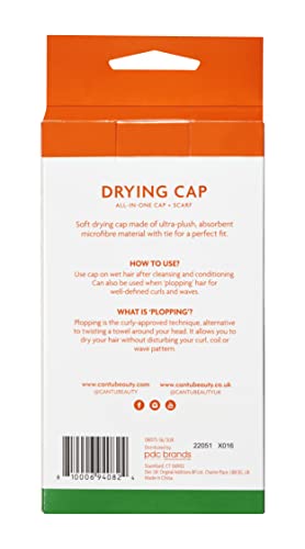 Cantu Microfiber Drying Cap, Red - Image 2