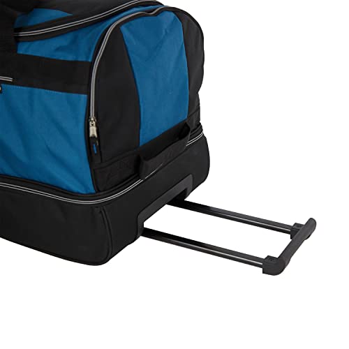 Travelers Club Discoverer Duffel Bag, Blue, 30-Inch Rolling #TOP7