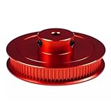 2GT 80T Zahnrad für Voron 2 4, für Präzision für 3D-Druckanwendungen (rot)