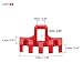 PATIKIL Badminton Stringing Racquet Load Spreader, 2 Pack Racket High Pounds Load Adapter Protector Stringing Machine Tool, Red/Pink