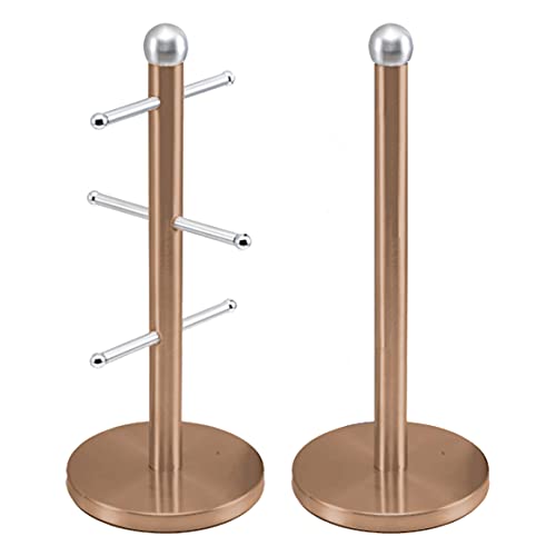 Kitchen roller holder & mug tree Orange