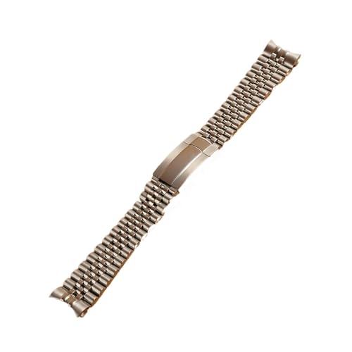 [�R�E����] MENGKG 20mm 21mm ���v�o���h �X�g���b�v �X�`�[�� �W���r���[ �u���X���b�g �����b�N�X �f�C�g�W���X�g 41mm �r���v�ɑΉ�(Silver,21mm)